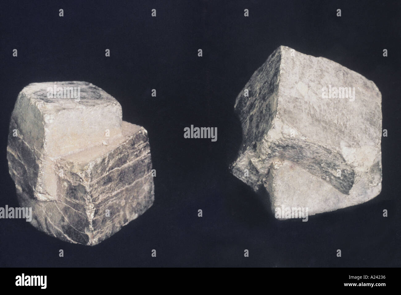 Pyrite is one of the most common grounding stones in use today. Stock Photo