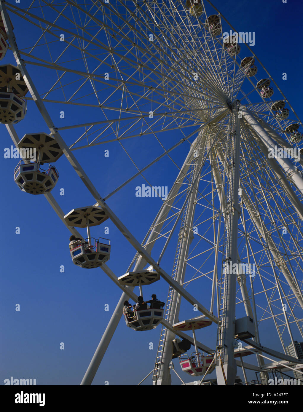 Giant Ferris wheel Stock Photo