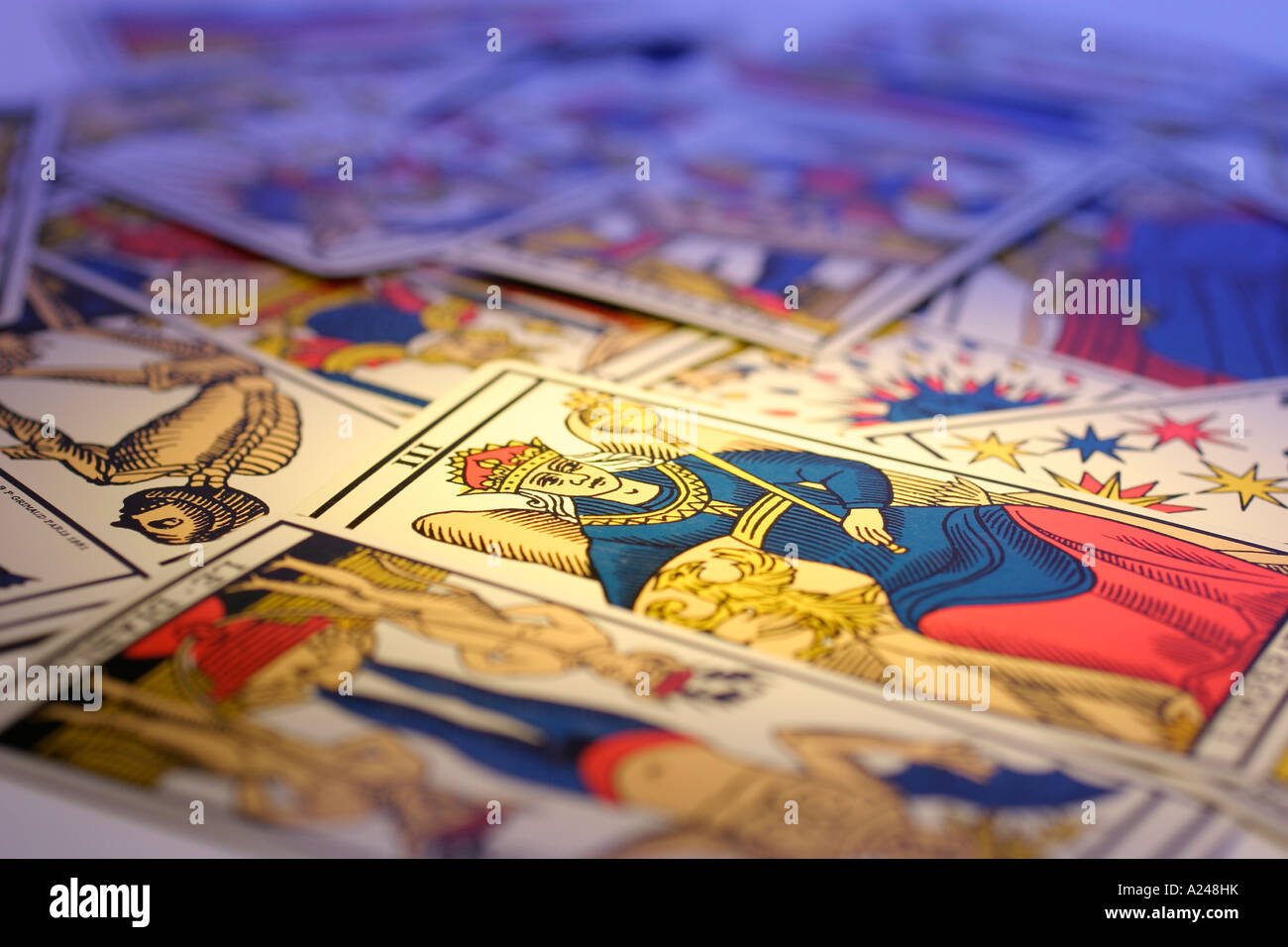 Tarot Cards Stock Photo
