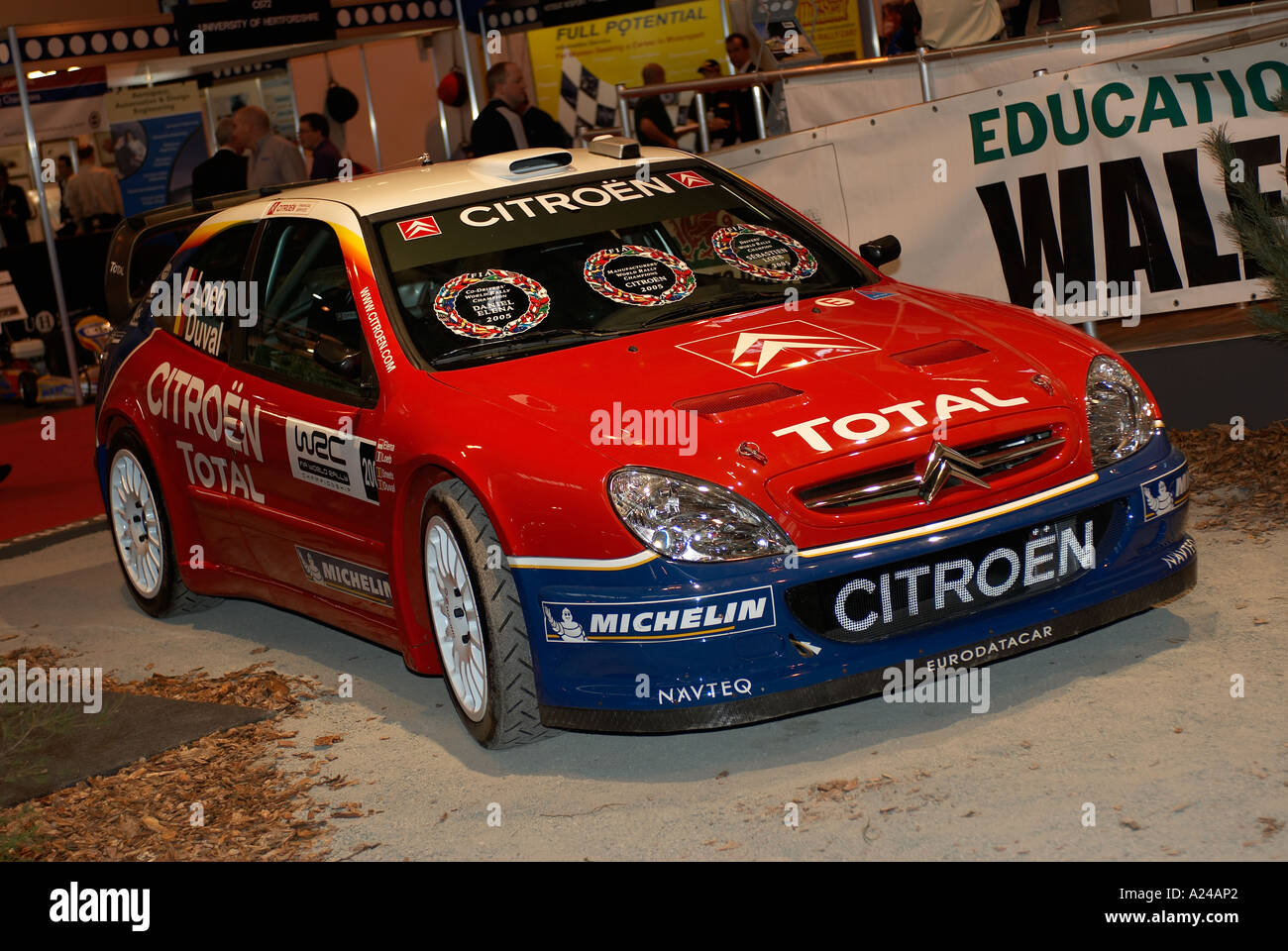 Citroen WRC rally car pictured at Autosport International show, NEC Birmingham Stock Photo