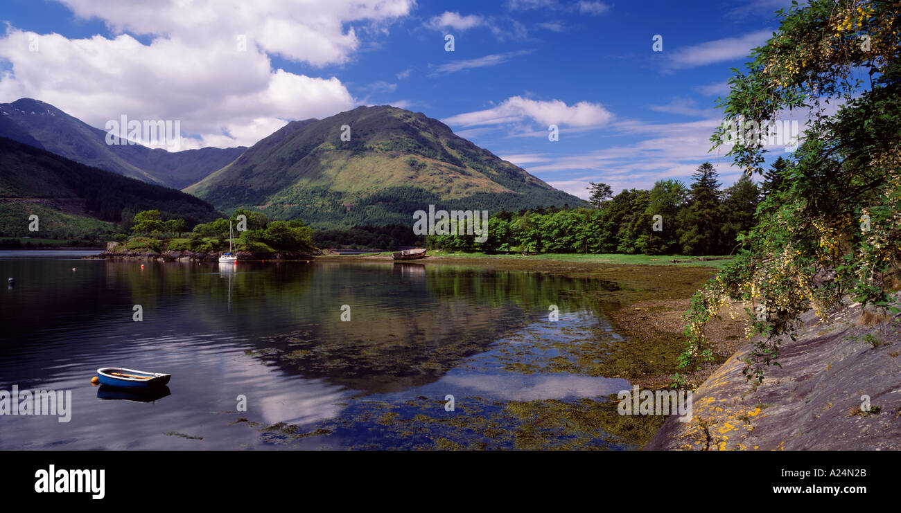 Bay on Loch Leven near North Ballachulish, Lochaber, Highland