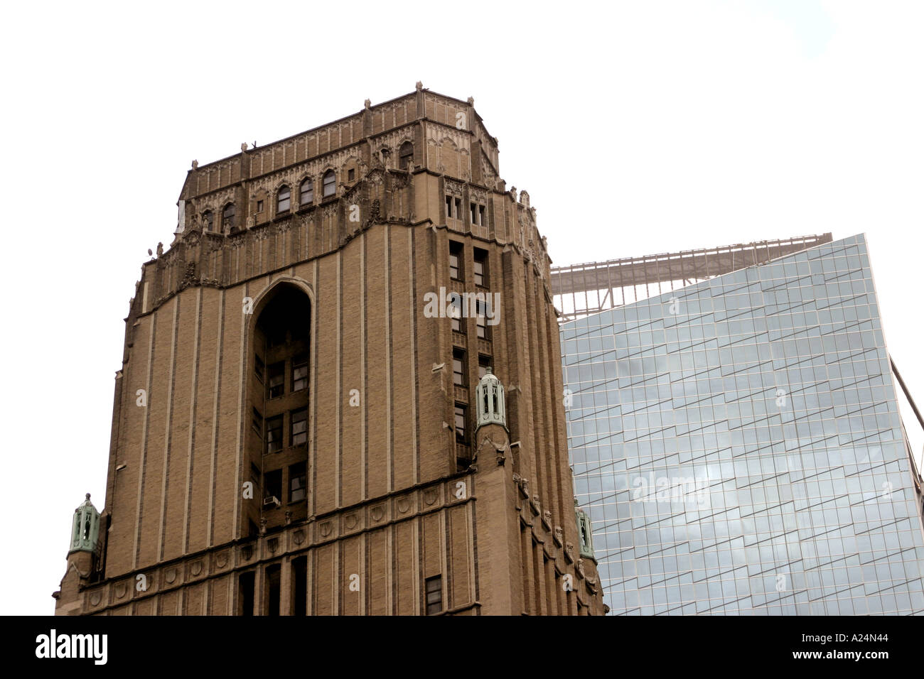 Old and new buildings New York Stock Photo - Alamy