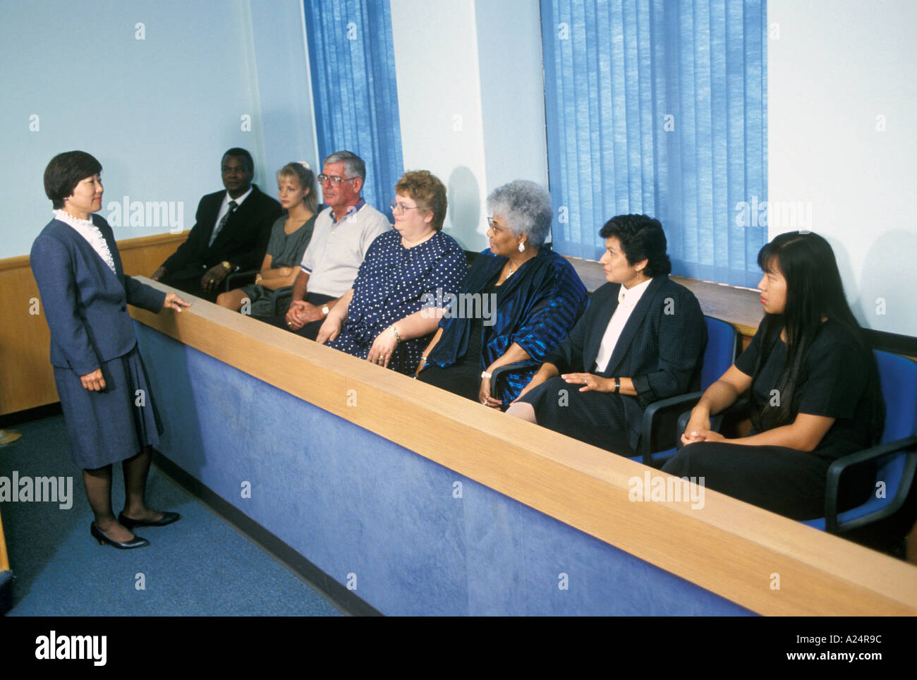 Court room scene in the United States Stock Photo - Alamy