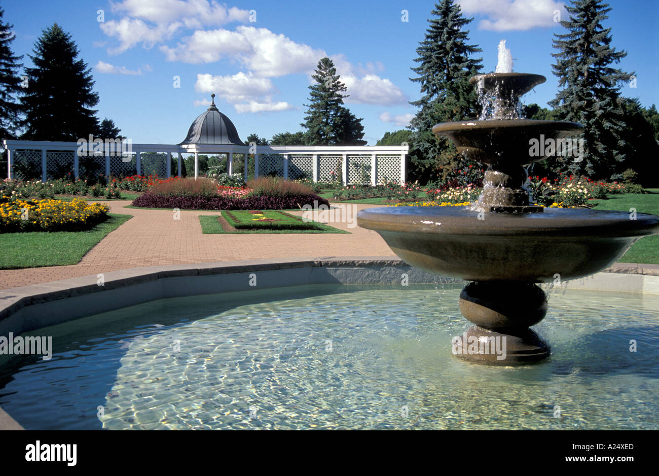 Niagara Falls Canada Botanical Gardens High Resolution Stock