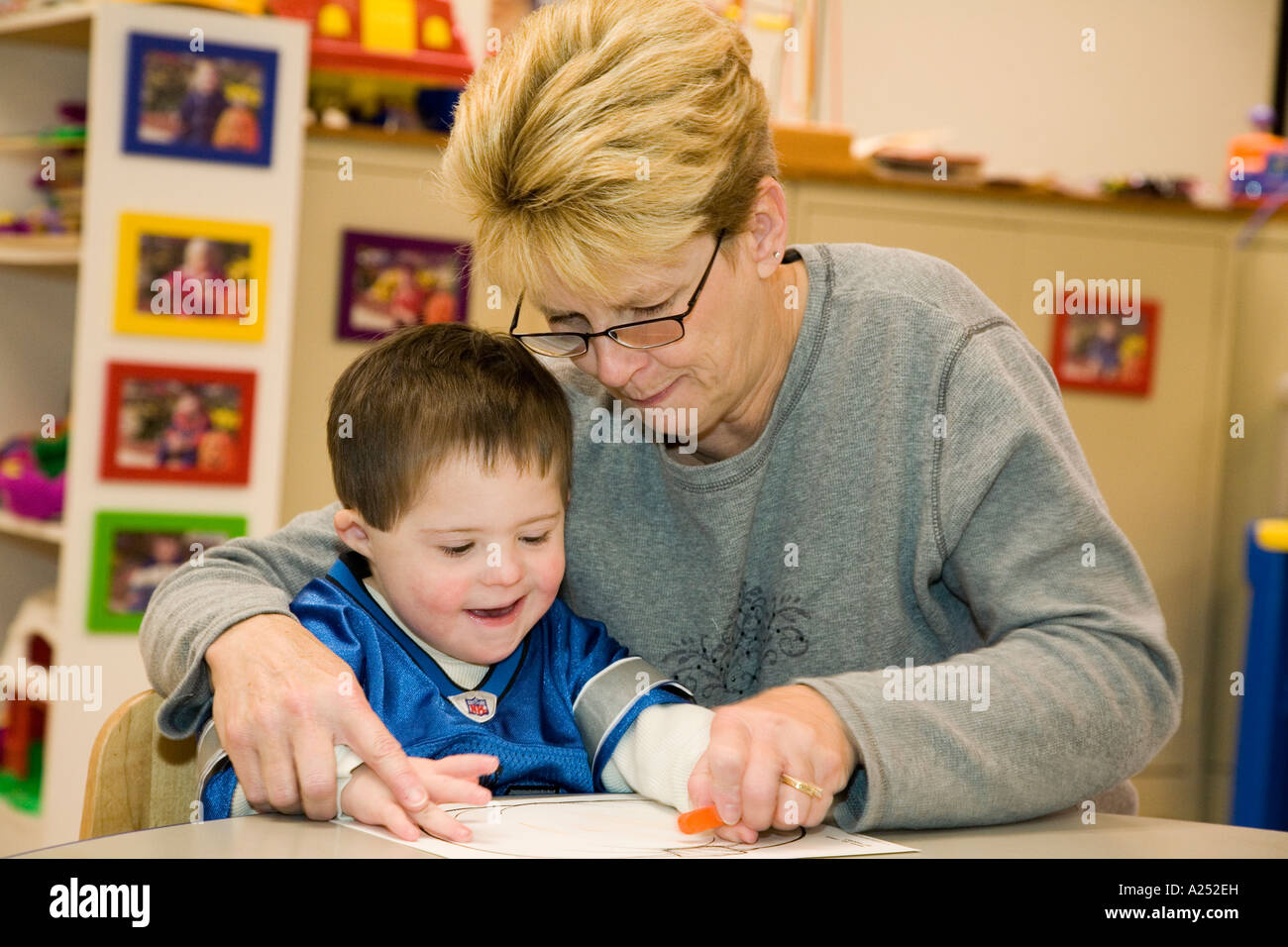 Special Education Classroom Stock Photo - Alamy