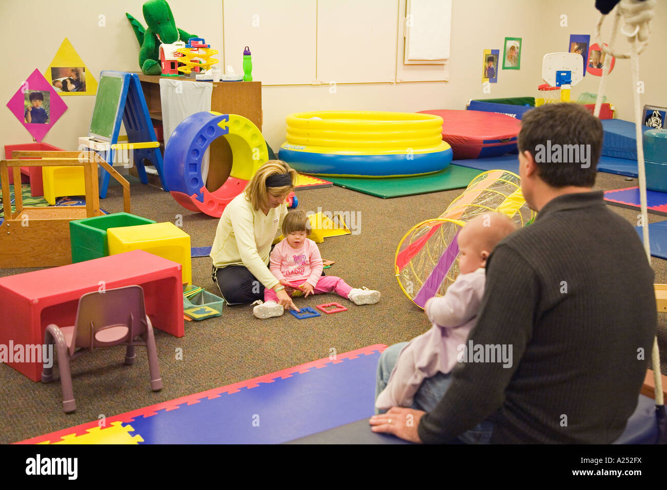 Special Needs Children Classroom Stock Photos & Special Needs Children