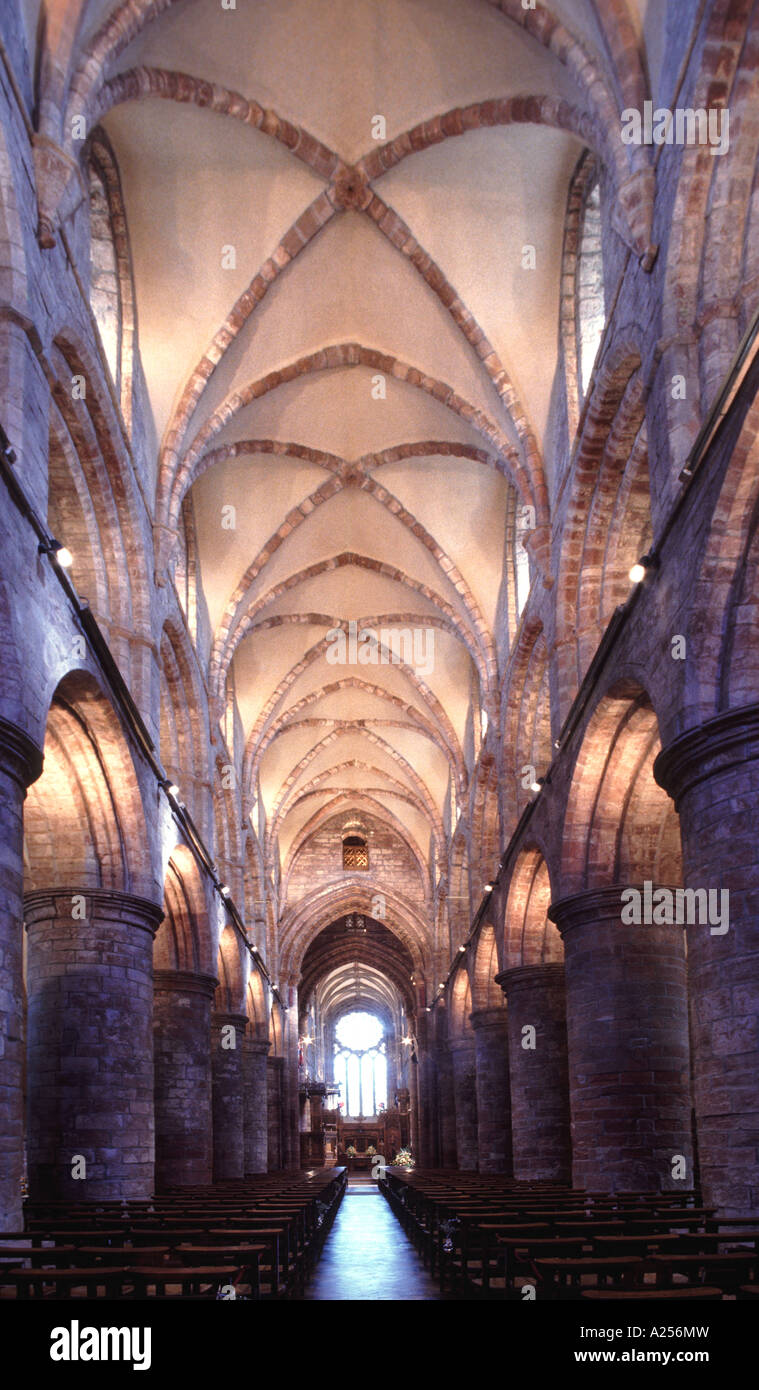St Magnus Cathedral 12th Century Norman church Kirkwall Orkney Stock Photo