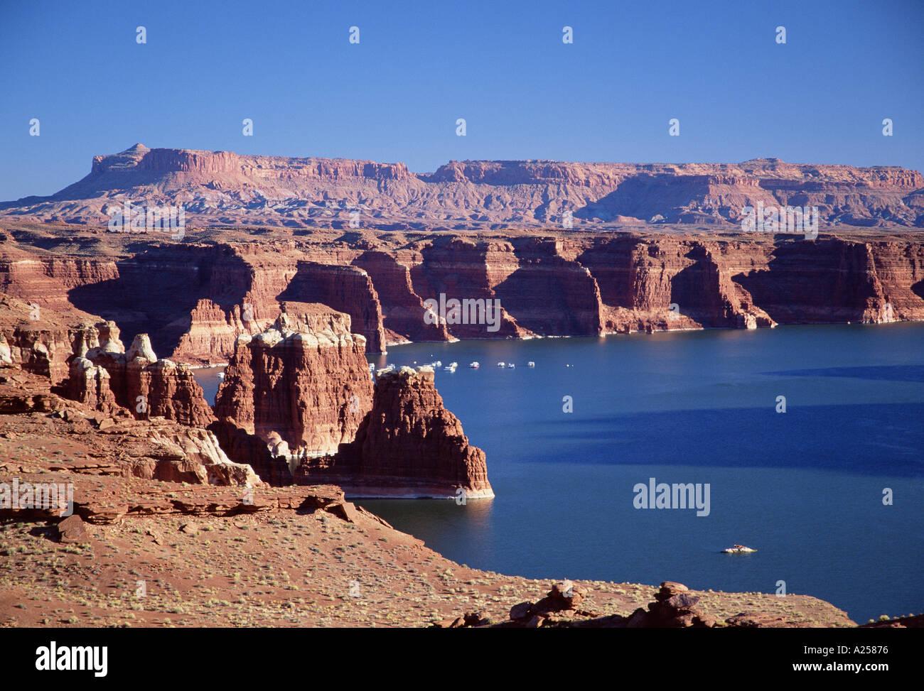 AERIAL VIEW OF LAKE POWELL UTAH USA Stock Photo Alamy