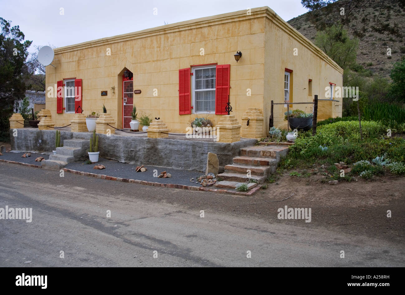 house nieu bethesda Stock Photo Alamy