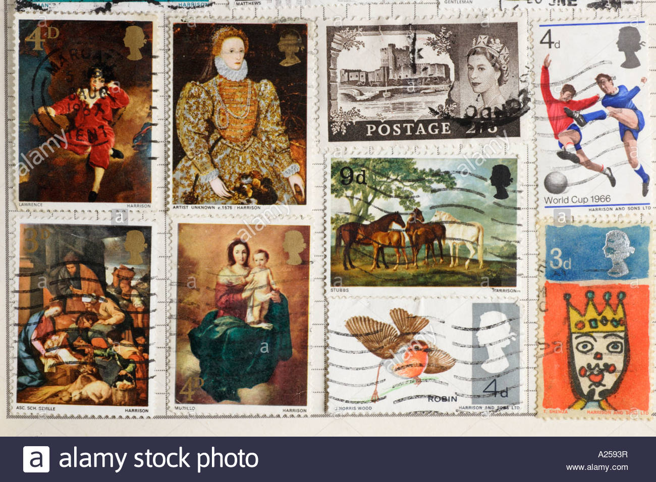 Postage Stamps 1960s Stock Photos & Postage Stamps 1960s Stock Images