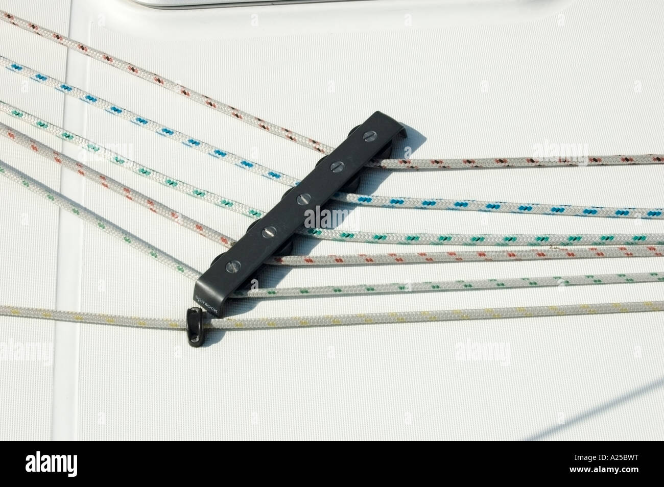Sailboat lines ready for use Stock Photo Alamy