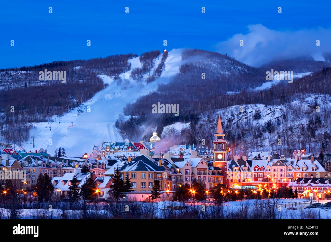 Mont Tremblant Quebec Canada Stock Photo Alamy