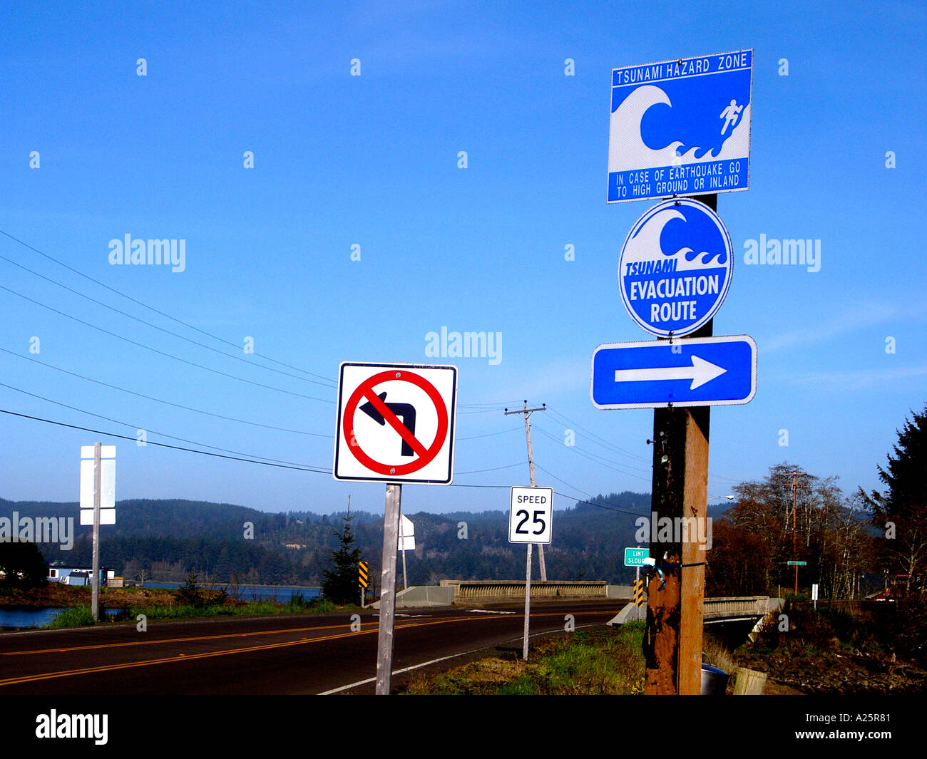 Waldport oregon tsunami map