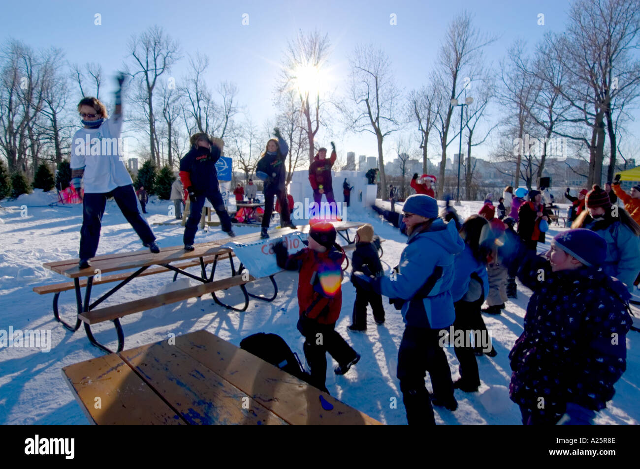 Ile SainteHelene, Parc des Iles, Montreal, Quebec, Canada Stock Photo