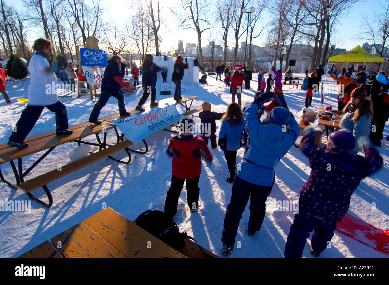 Ile SainteHelene, Parc des Iles, Montreal, Quebec, Canada Stock Photo