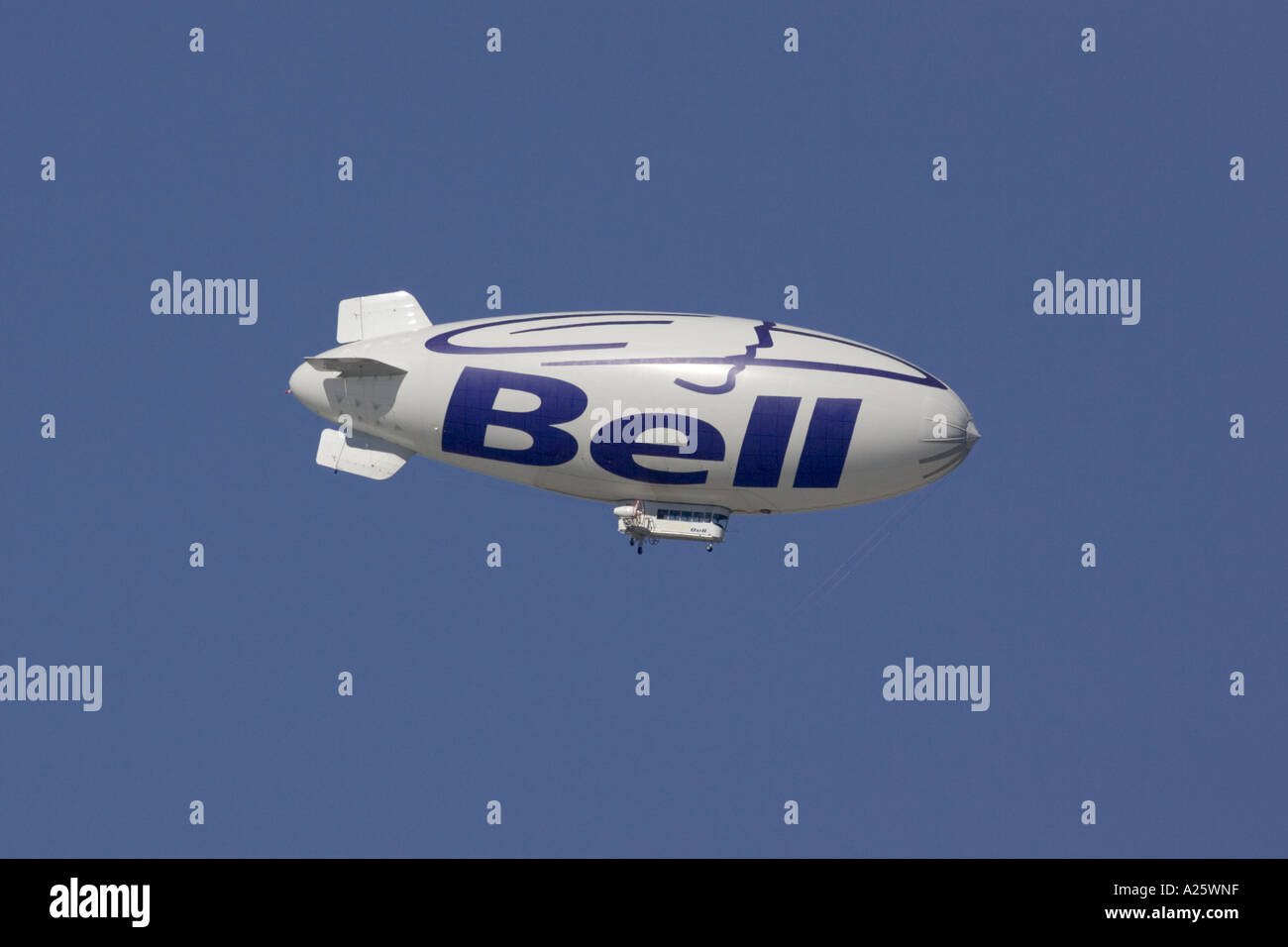 Advertising airship Stock Photo