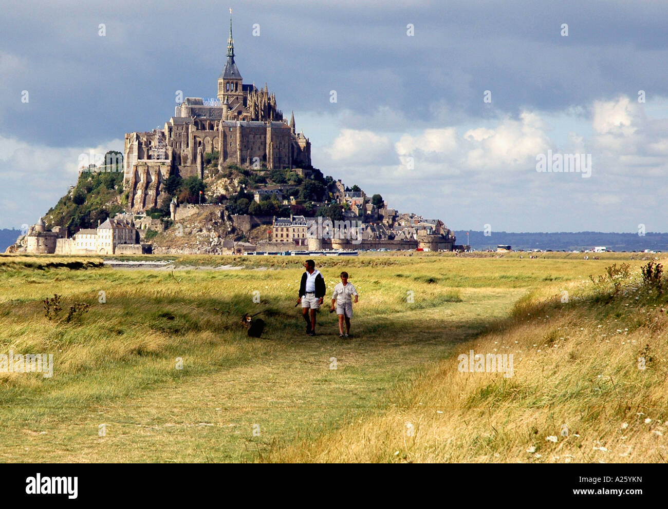 View Mont Saint Michel Mount San St S Michael English Channel La Manche