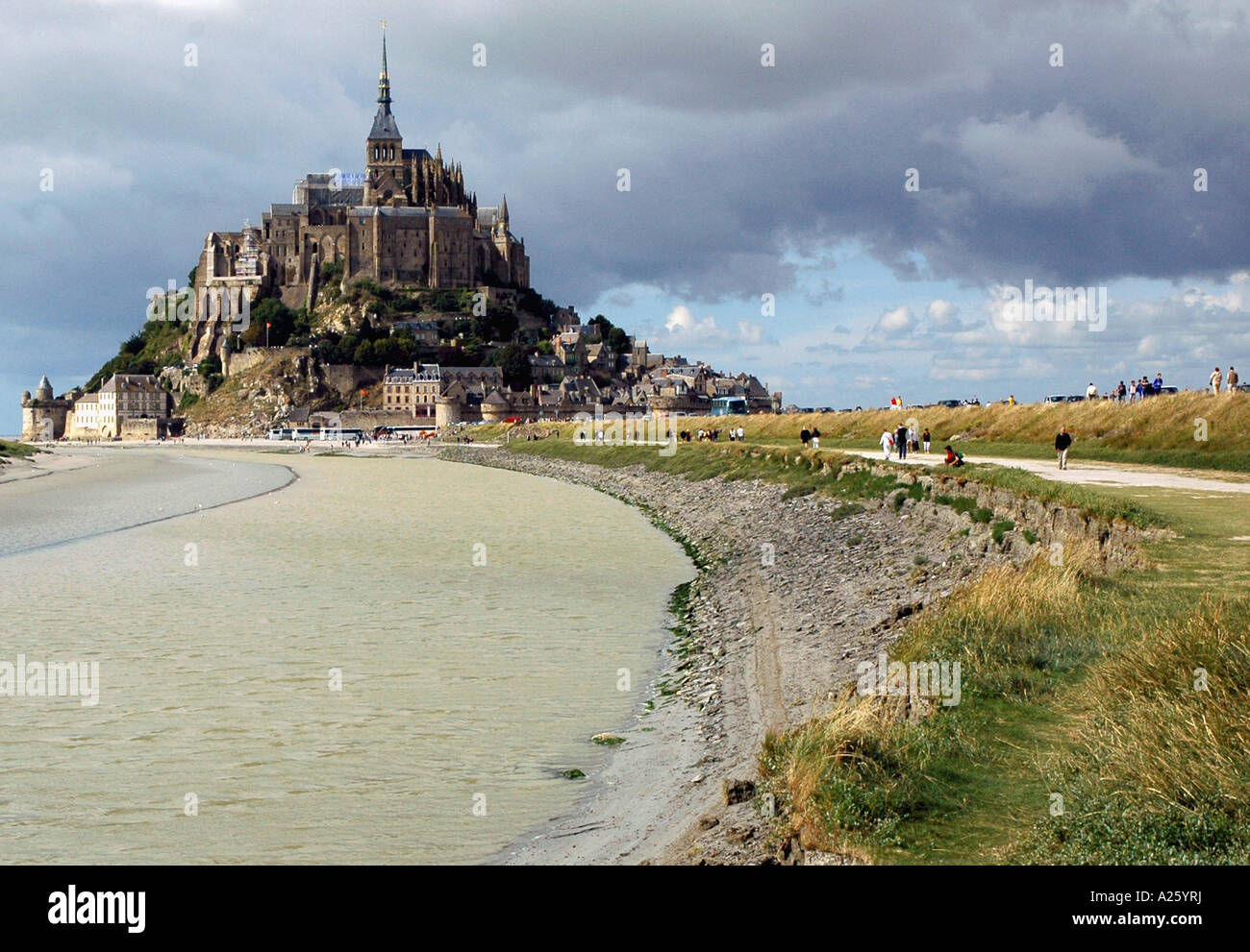 View Mont Saint Michel Mount San St S Michael English Channel La Manche