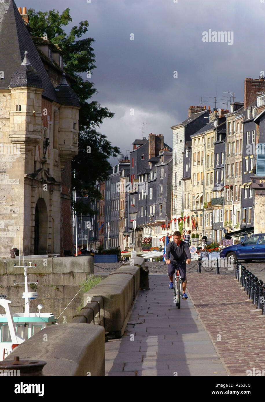 Characteristic View of Honfleur English Channel La Manche Normandy