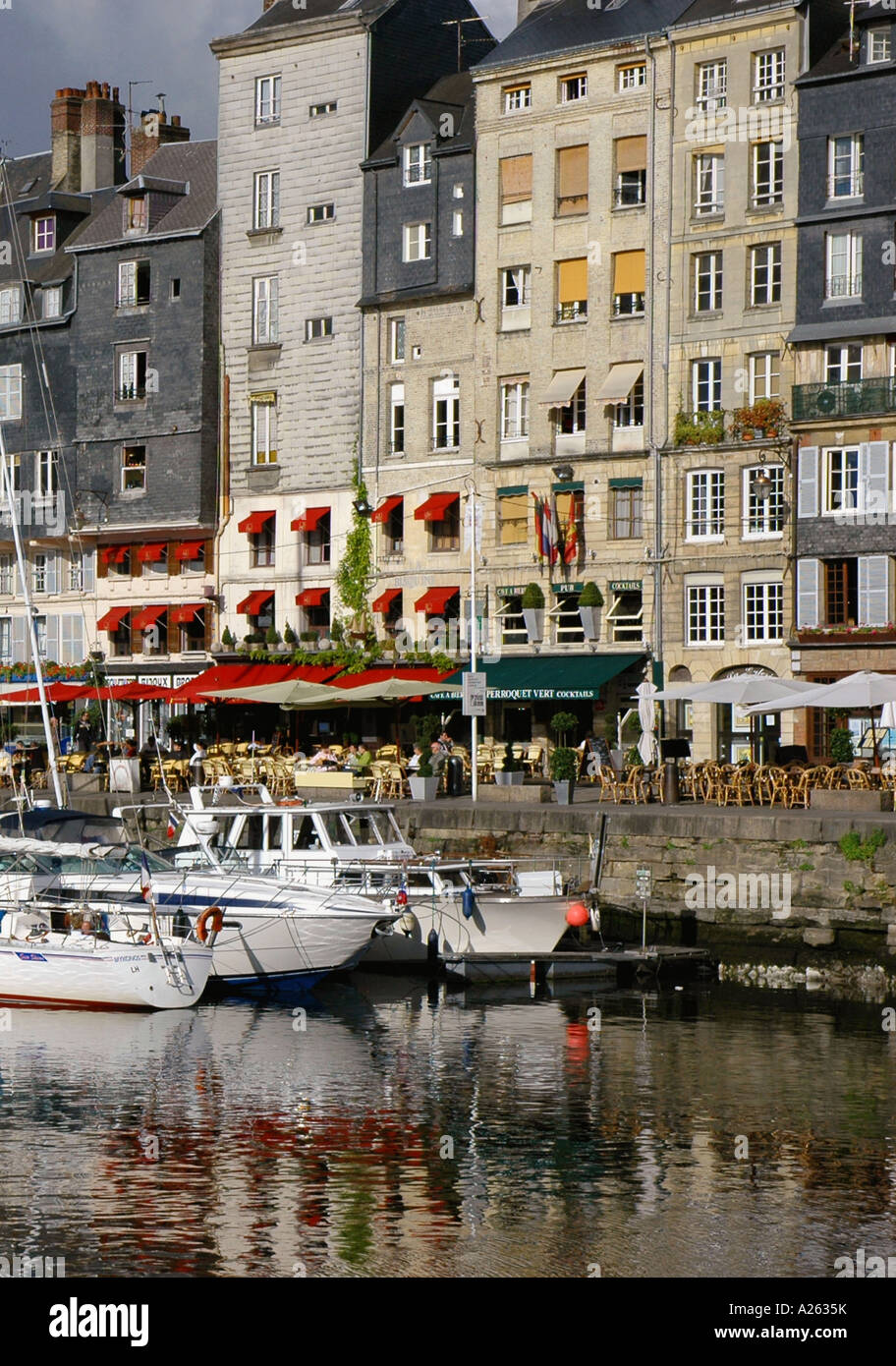 Characteristic View of Honfleur Old Port English Channel La Manche