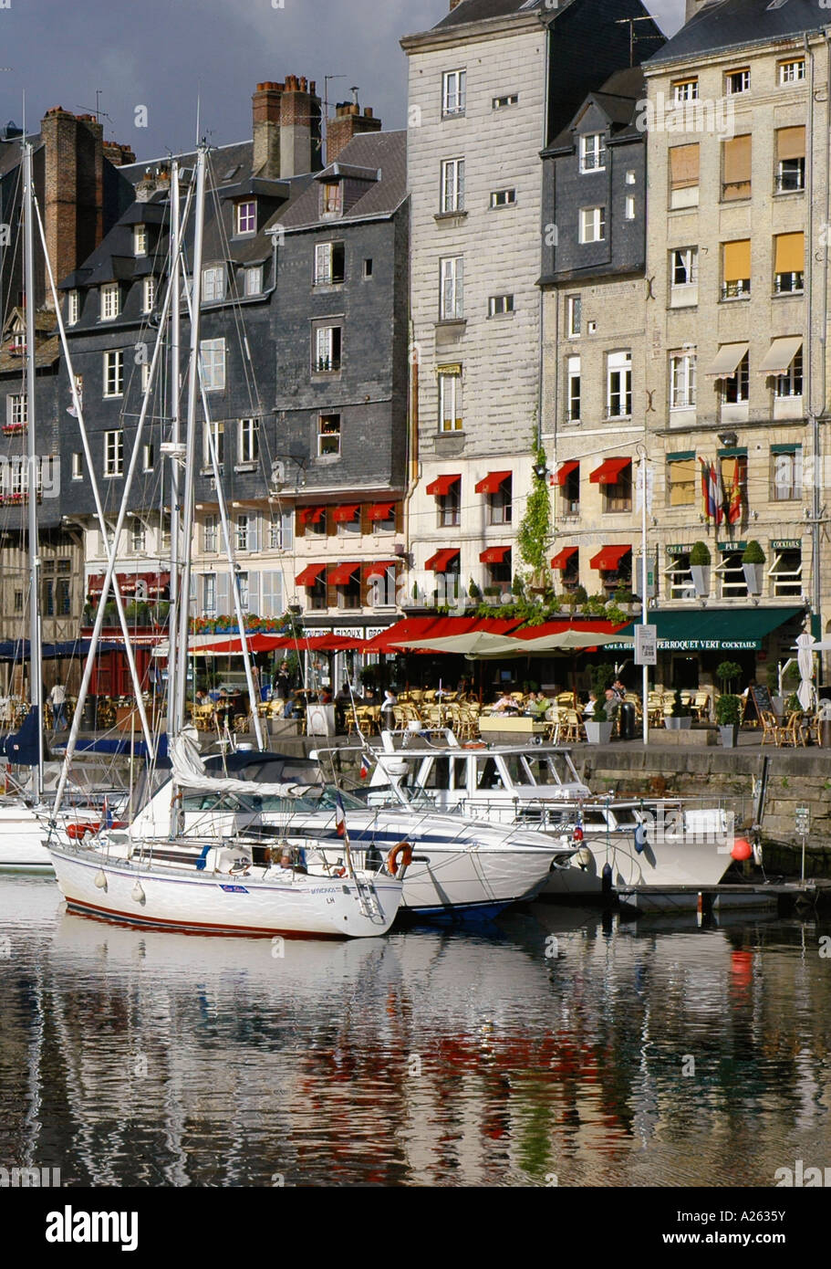 Characteristic View of Honfleur Old Port English Channel La Manche