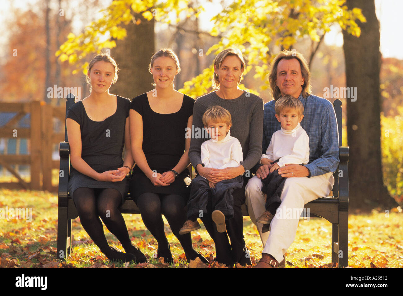 Family two sets identical twins hi-res stock photography and images - Alamy