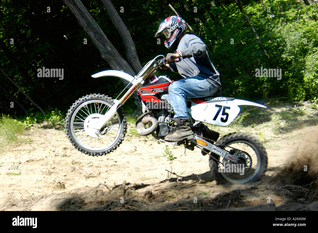 Beautiful view of Motorcycle Hill Start Off Mode