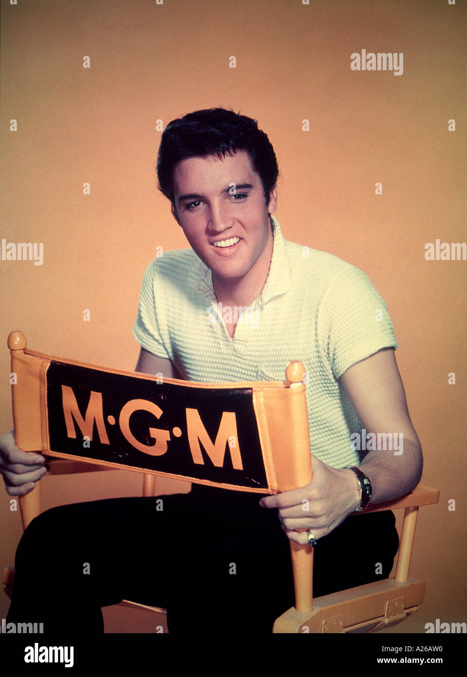 ELVIS PRESLEY publicity picture from 1957 Stock Photo