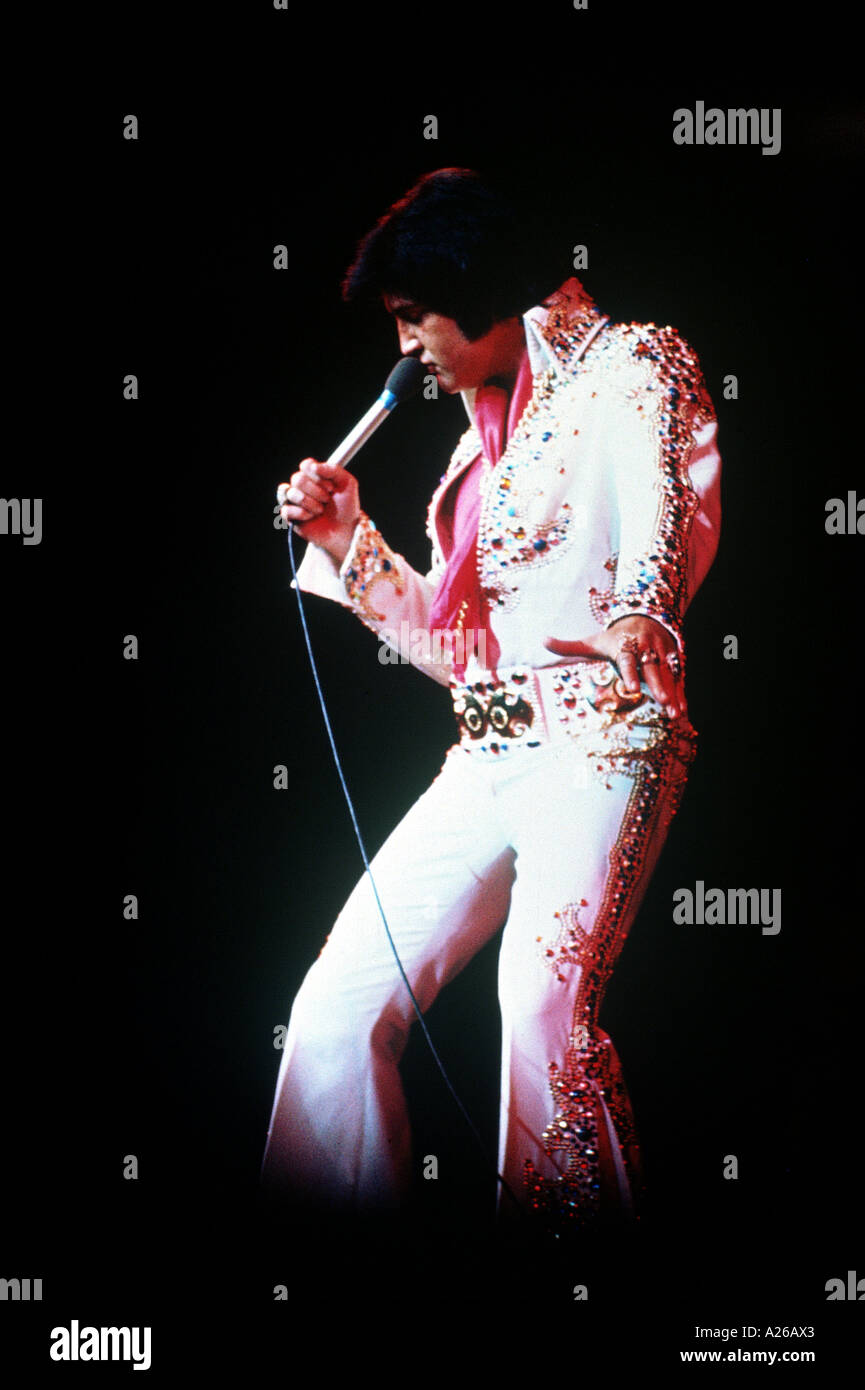 Men's Deluxe Elvis Presley Eagle Jumpsuit Costume | Morris Costumes