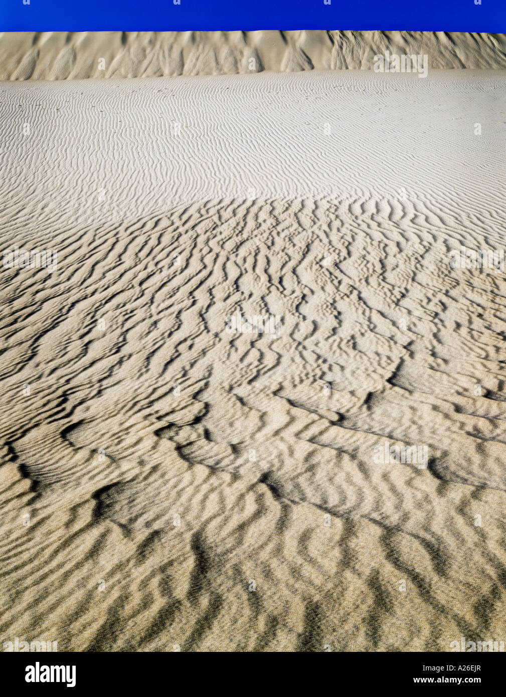 death valley sand dune Stock Photo