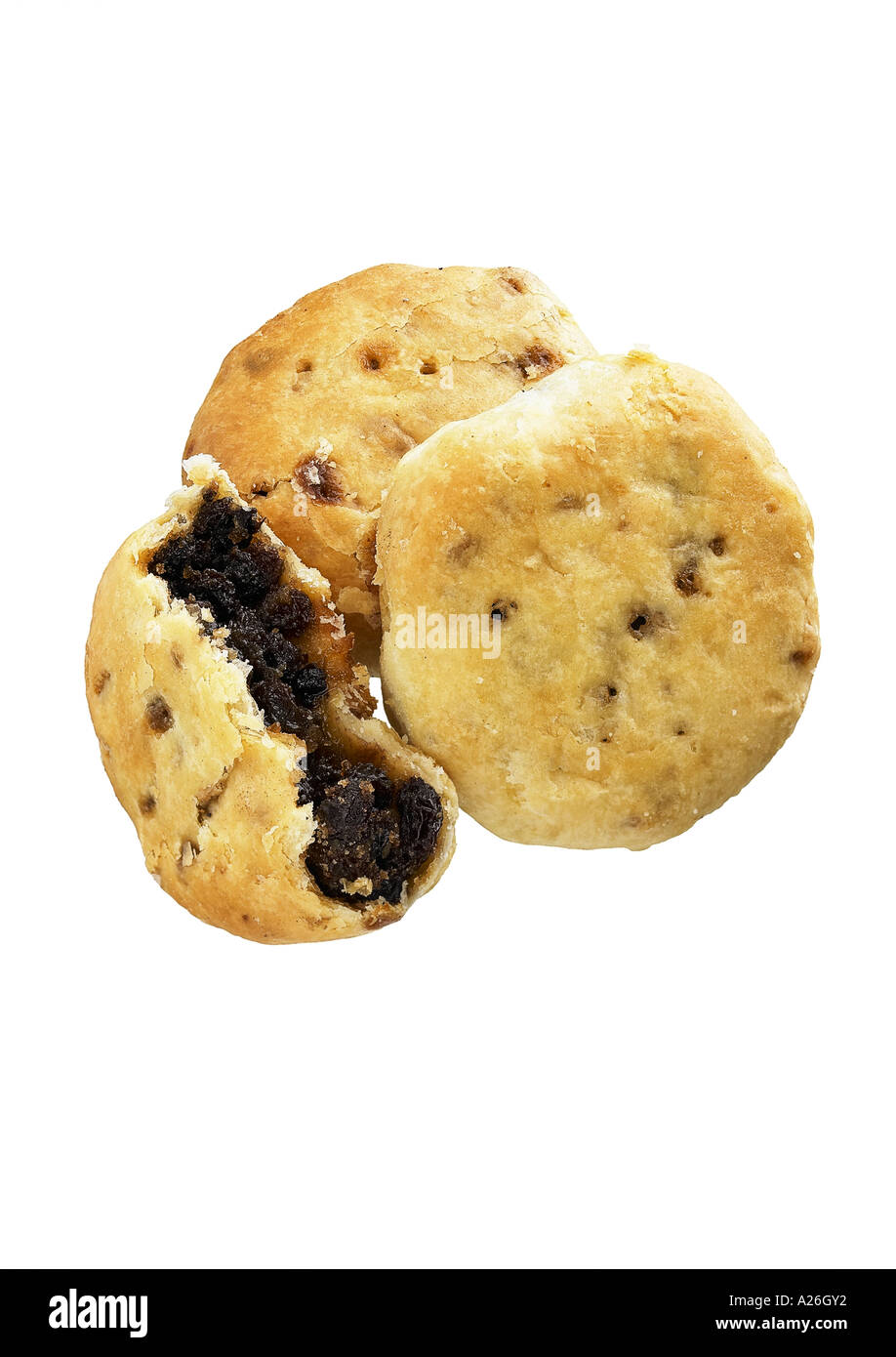 Eccles cakes Stock Photo