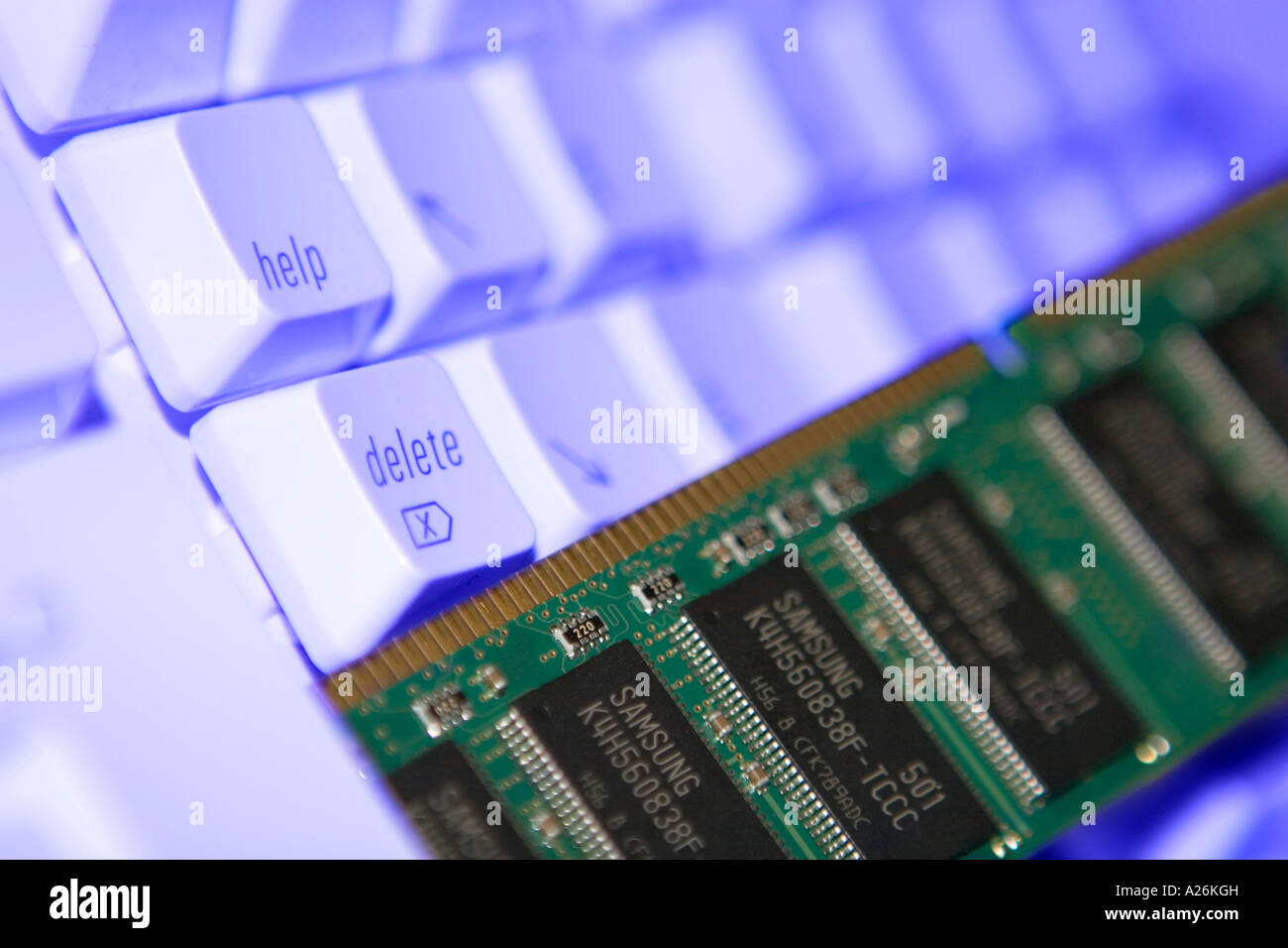 Keyboard & Memory Stock Photo Alamy