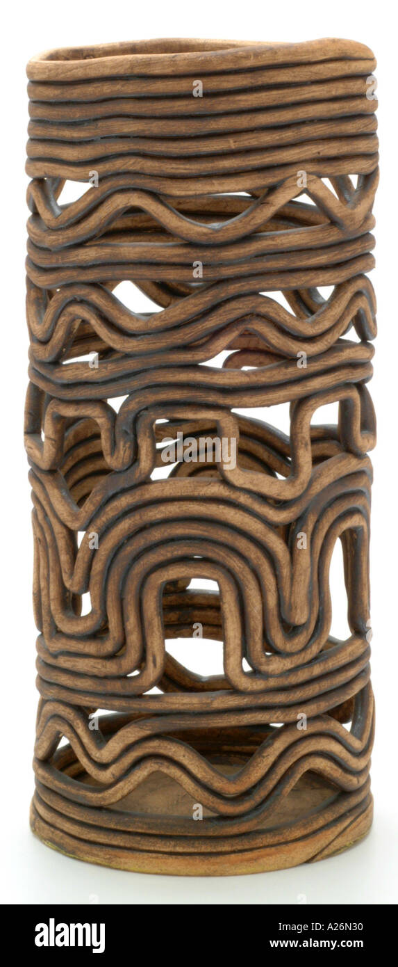 Ceramic hand made studio art coil pot hi-res stock photography and ...