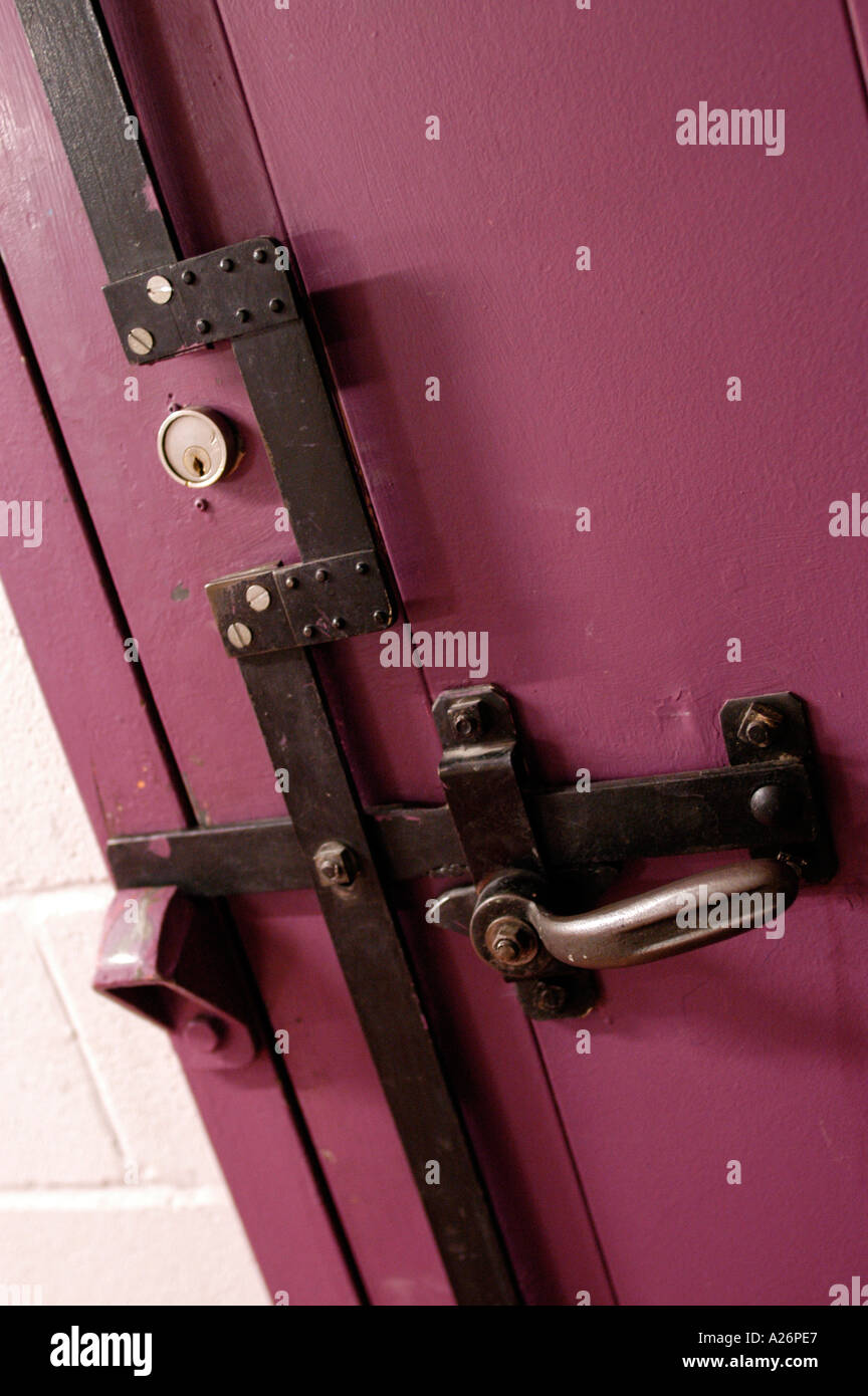 Heavy Duty Security Door Latch Stock Photo 3403494 Alamy