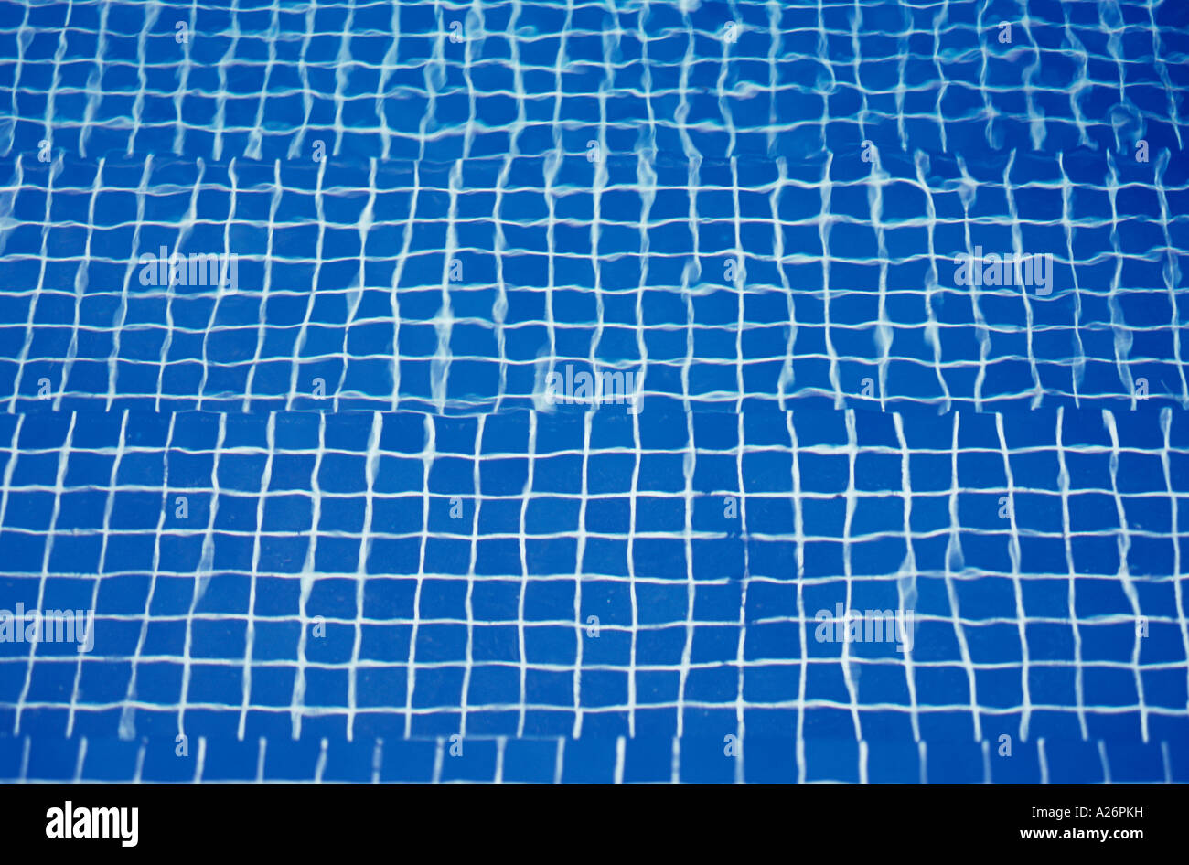 View Of The Tessellated Surface Of A Swimming Pool Stock Photo - Alamy