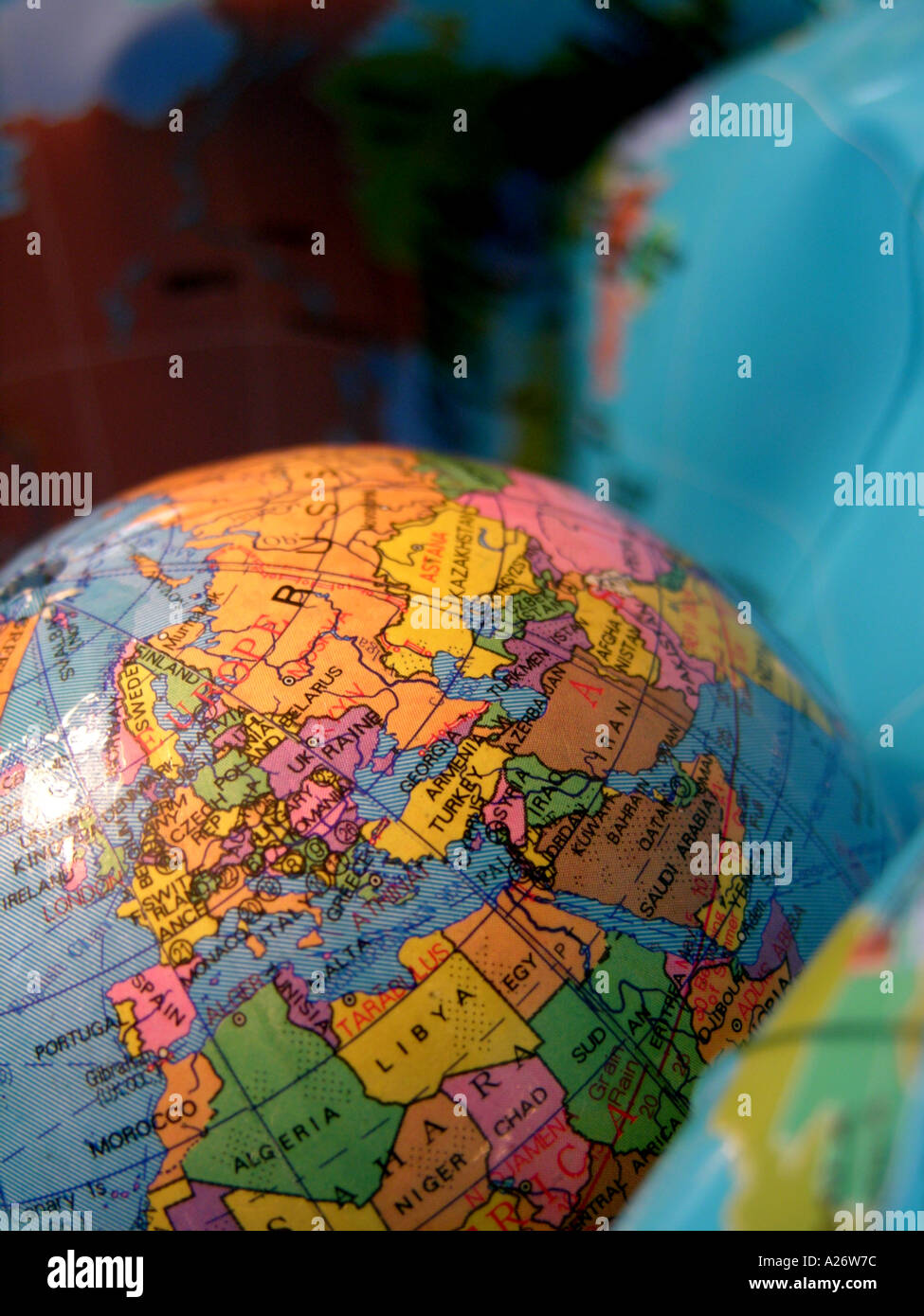 Round maps hi-res stock photography and images - Alamy