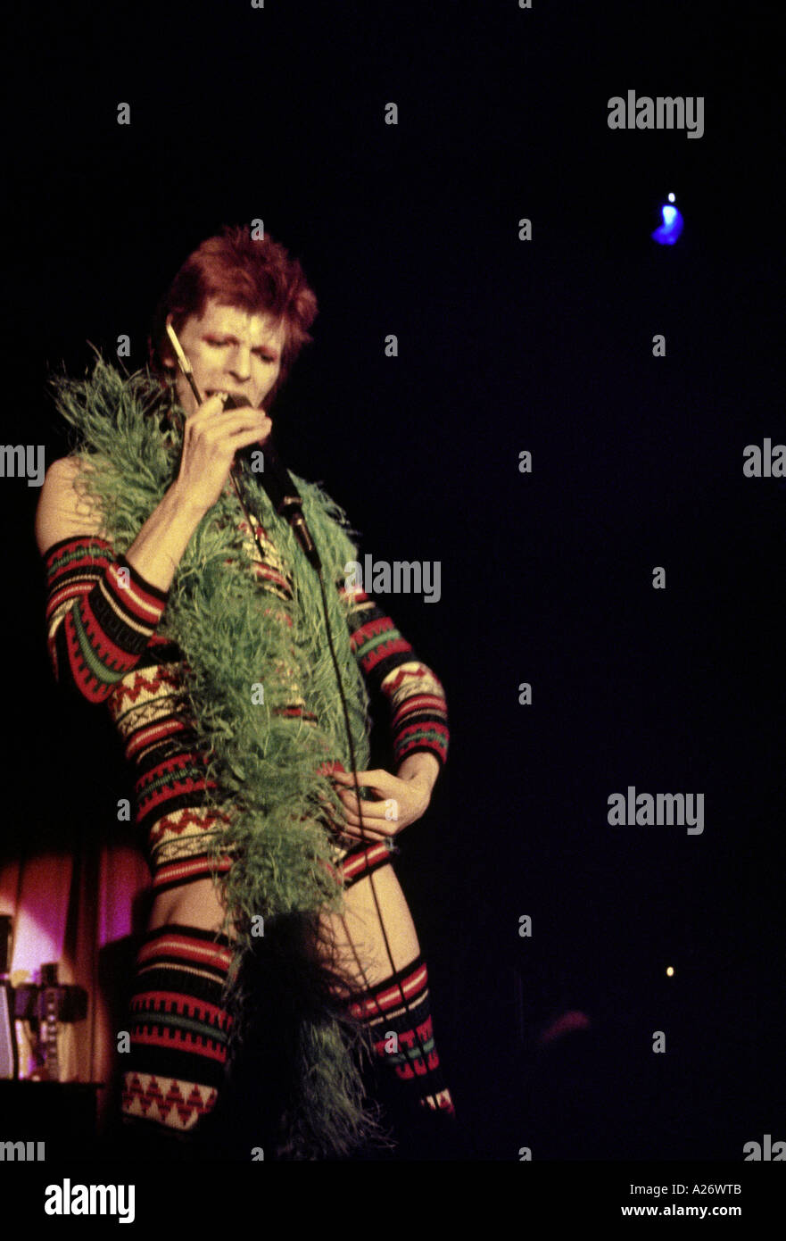 DAVID BOWIE  in early 1970s Stock Photo