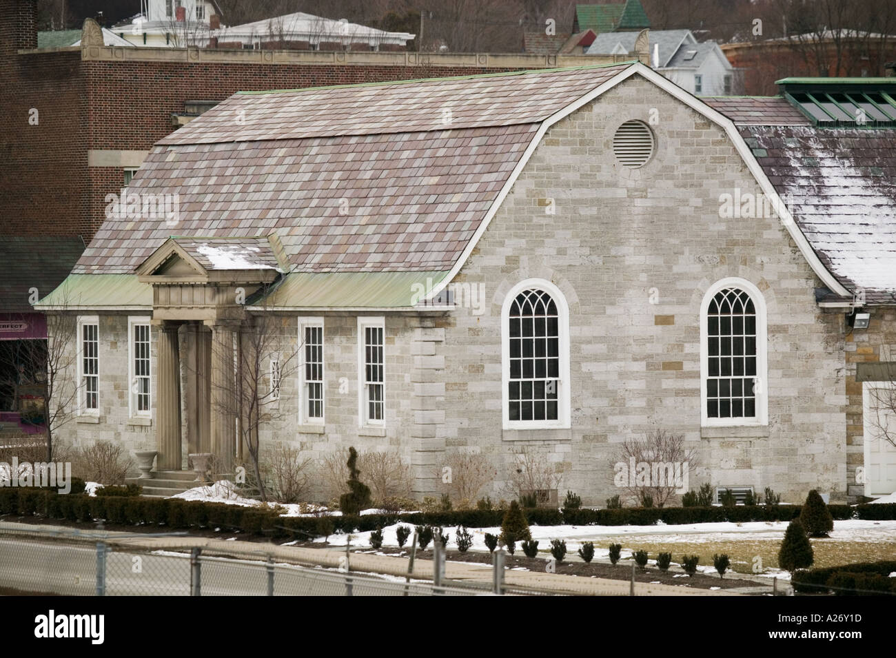 Canajoharie Library and art gallery houses a collection of American