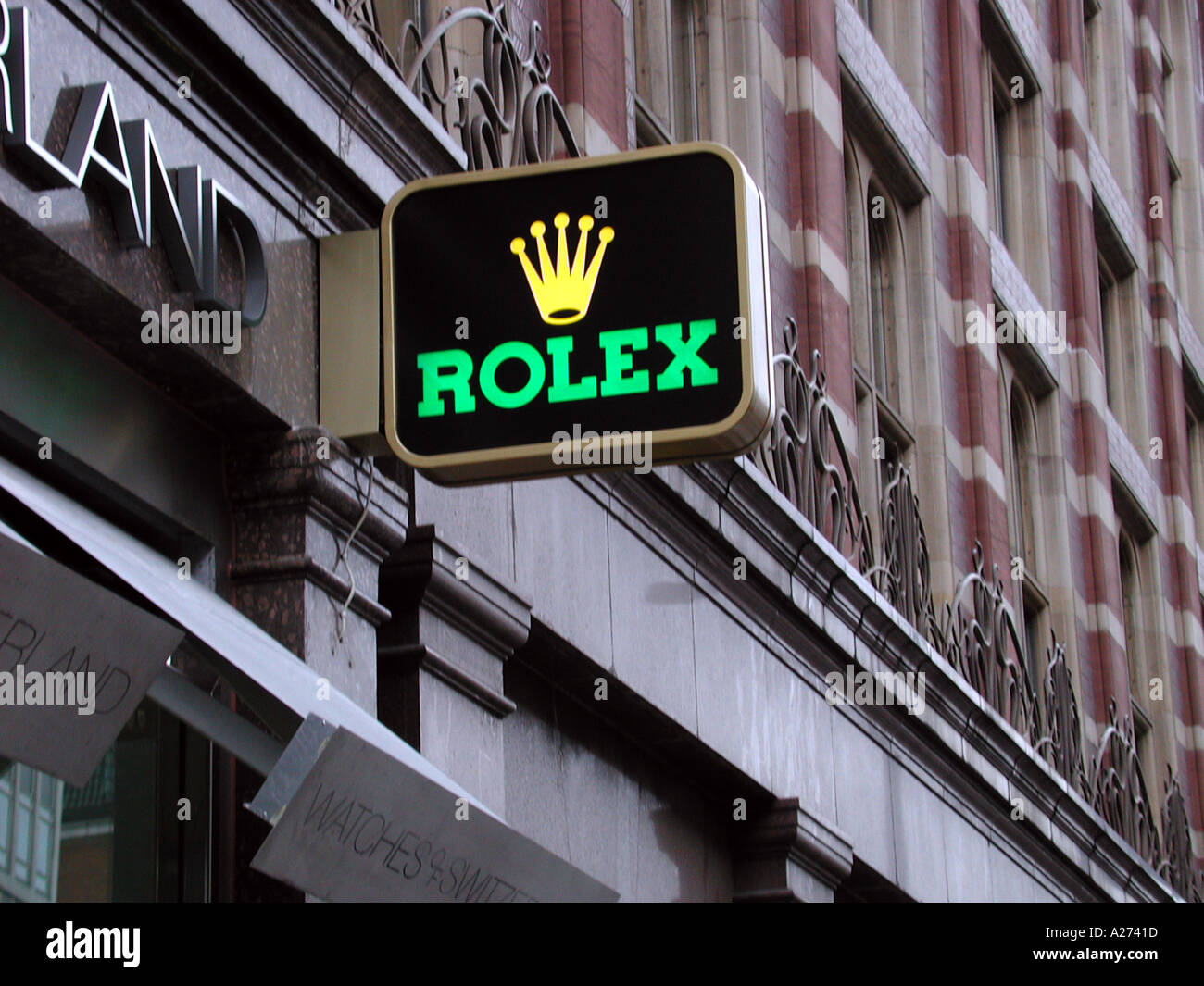 Rolex shop sign, Old Bond Street, City of Westminster, W1, London, England,  UK Stock Photo - Alamy