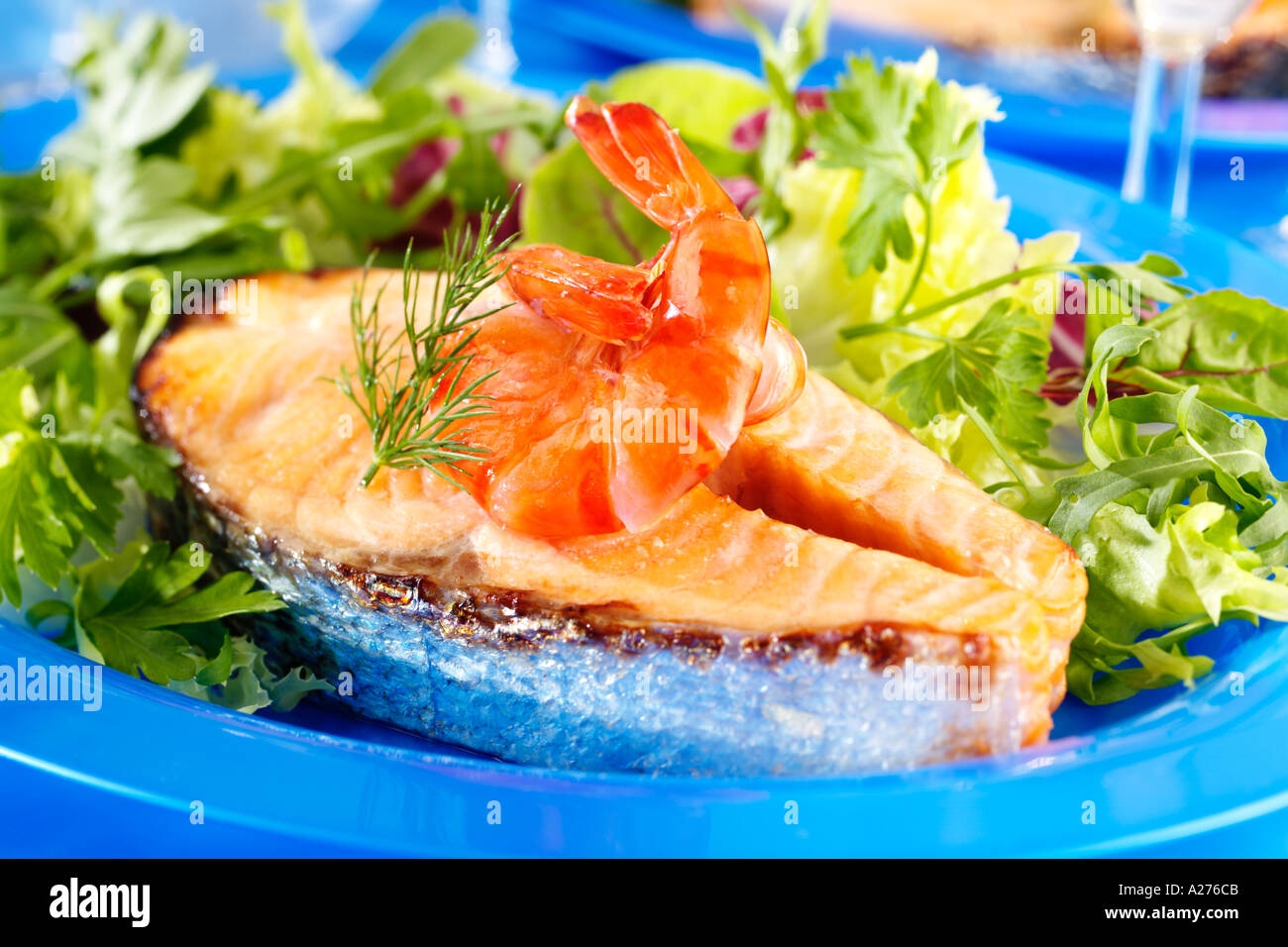 SALMON Stock Photo