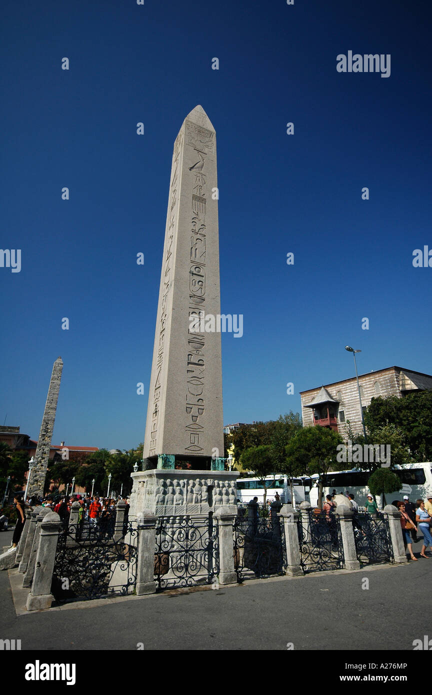 Obelisk of Thutmose III (The Egyptian Obelisk), Sultanahmet Meydani, Hippodrome, Istanbul