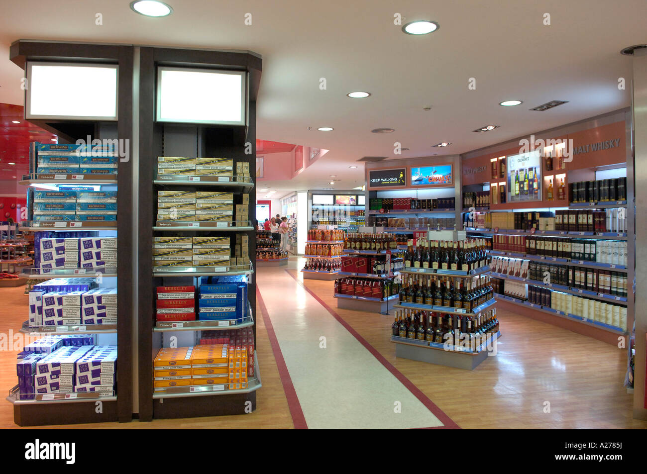 tenerife duty free cigarette prices Duty-Free Shop Airport Tenerife Sur Canary Islands Spain Stock Photo