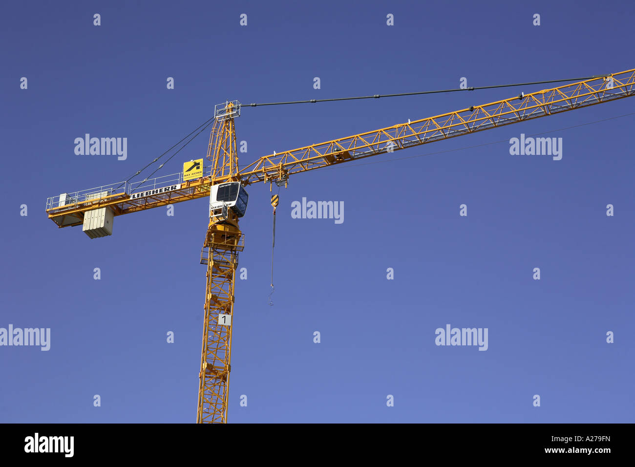 Erection crane Stock Photo