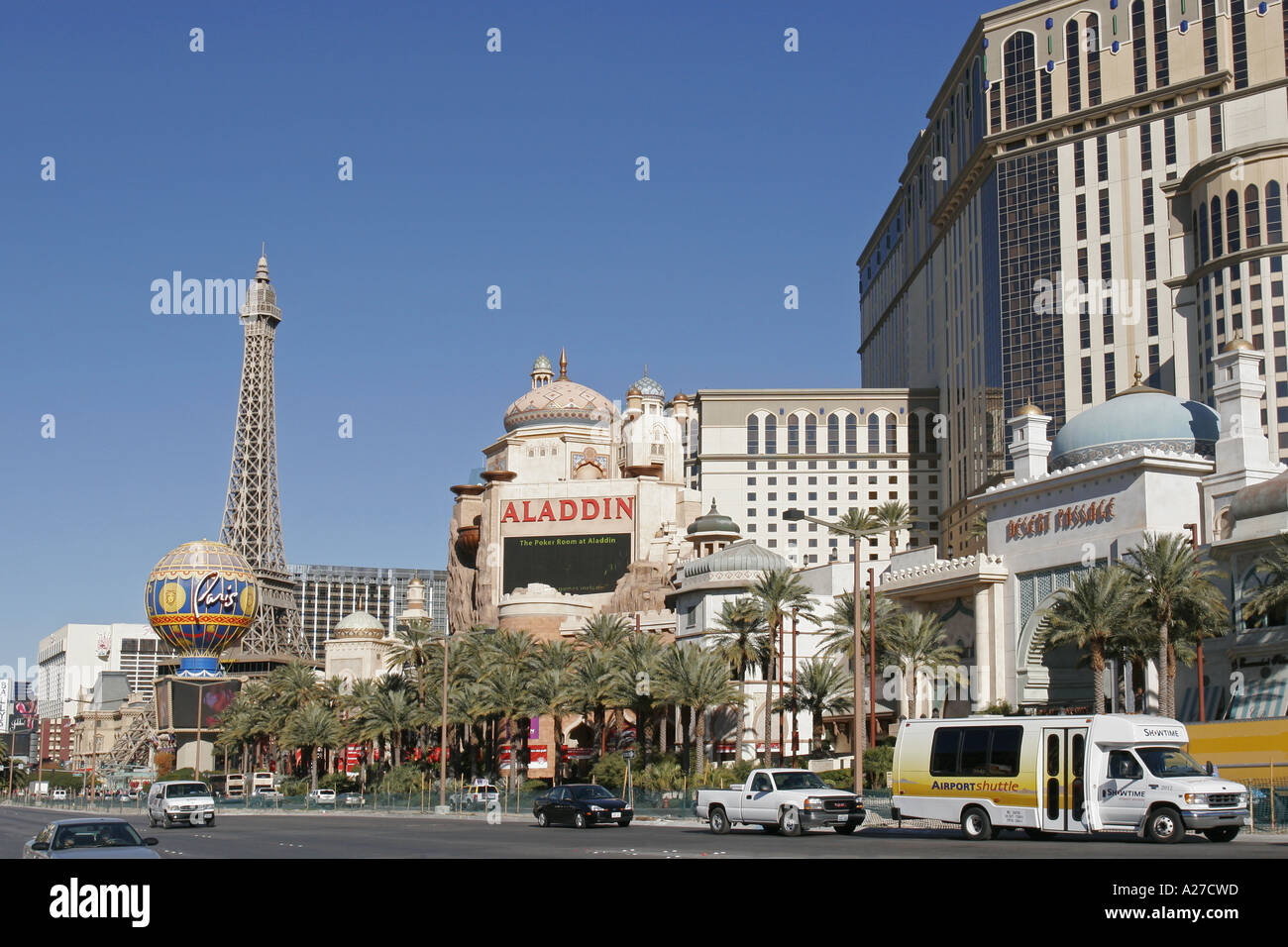 Paris Casino and Aladdin Hotels, Las Vegas, Nevada