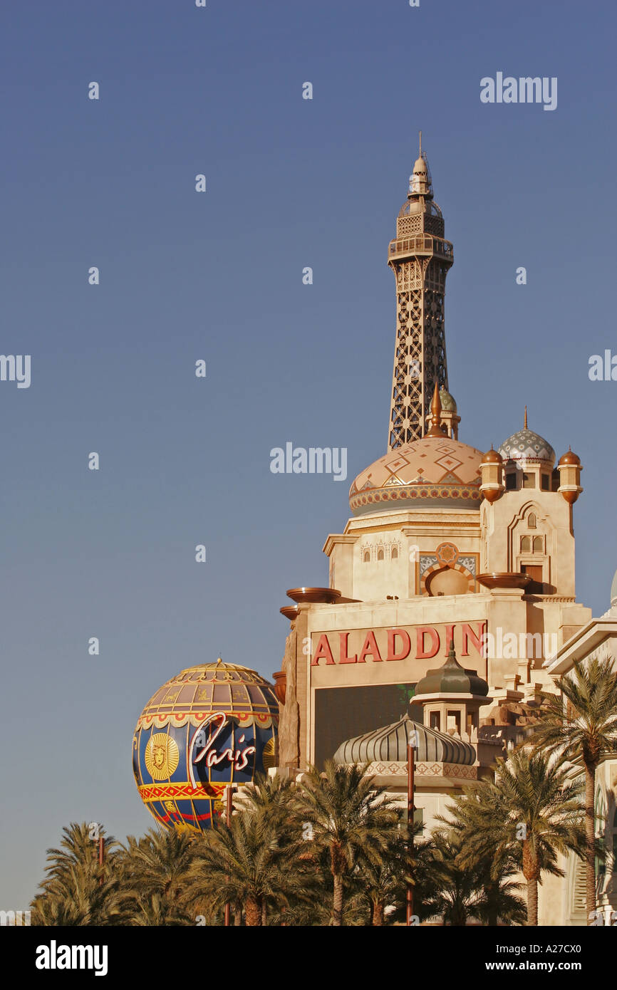 Paris Casino and Aladdin Hotels, Las Vegas, Nevada