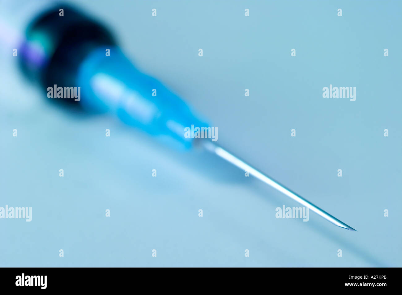 Close up of syringe and hypodermic needle Stock Photo Alamy