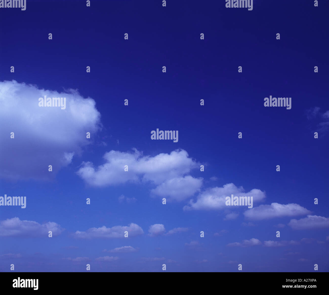 Cumulus clouds Stock Photo