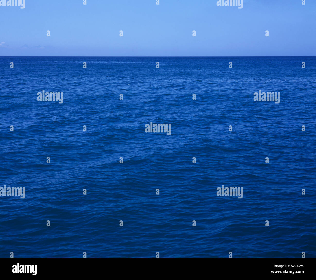 Calm seas in False Bay Cape Town South Africa Stock Photo