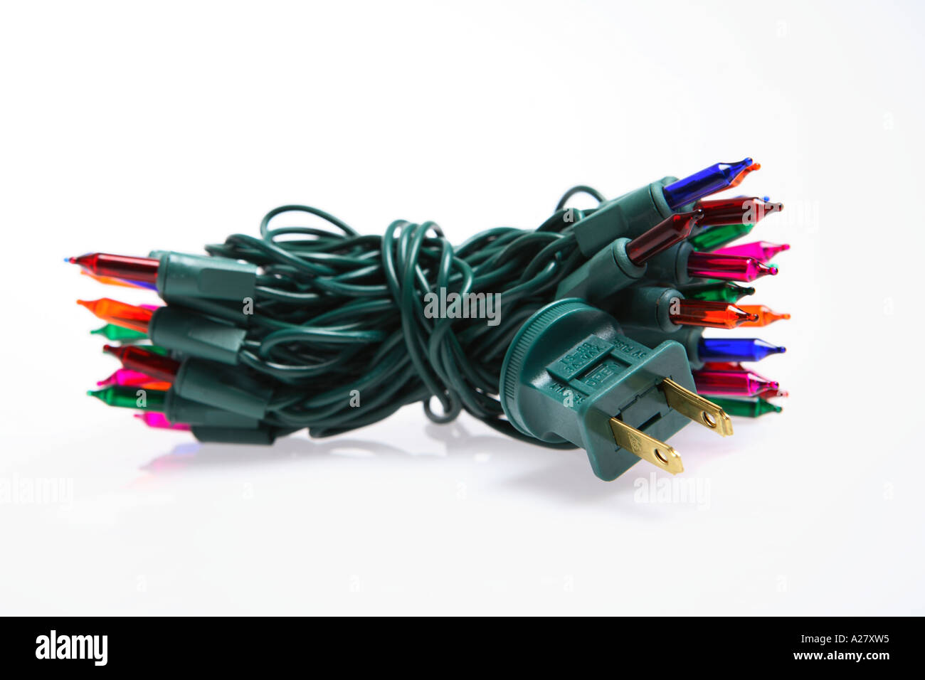 tied up christmas lights