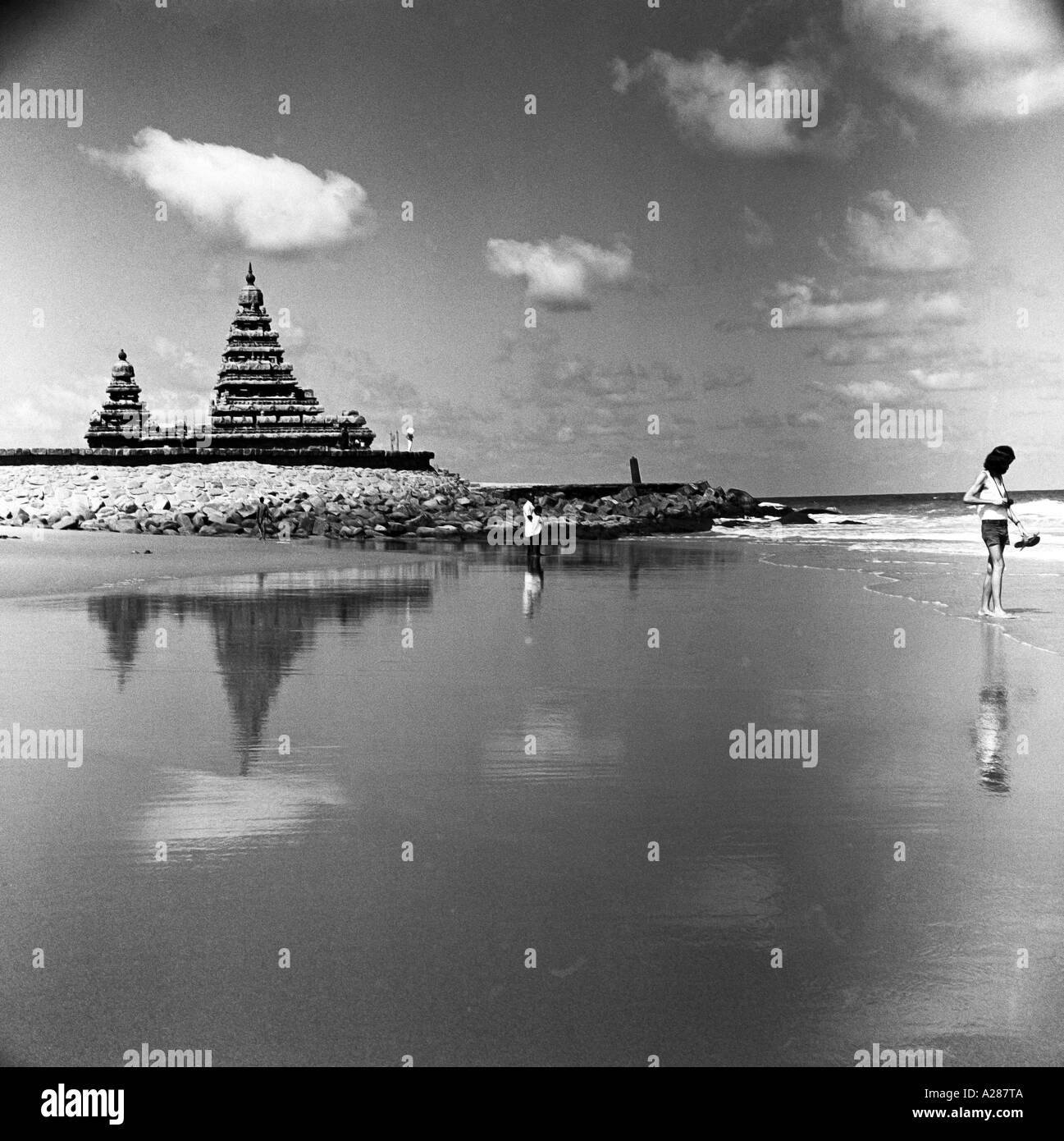 Shore Temple Mamallapuram Tamilnadu India Stock Photo